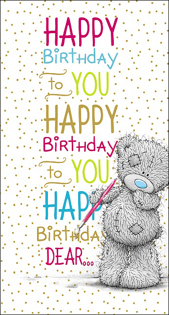Kort, Happy Birthday to you - Me To You